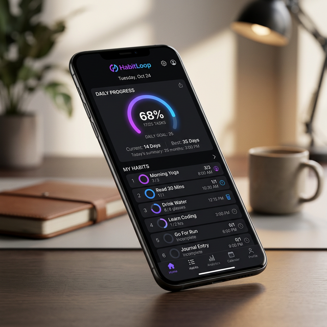 HabitLoop App Interface